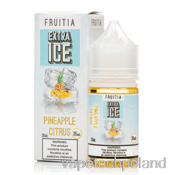 Vape Pen Ananas Cytrusowy - Dodatkowy Lód - Sole Fruitia - 30ml 35mg